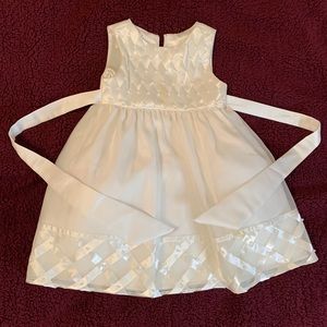 Girls white dress
